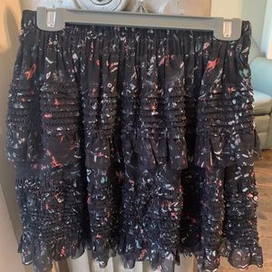 All Saints Floral Mini skirt